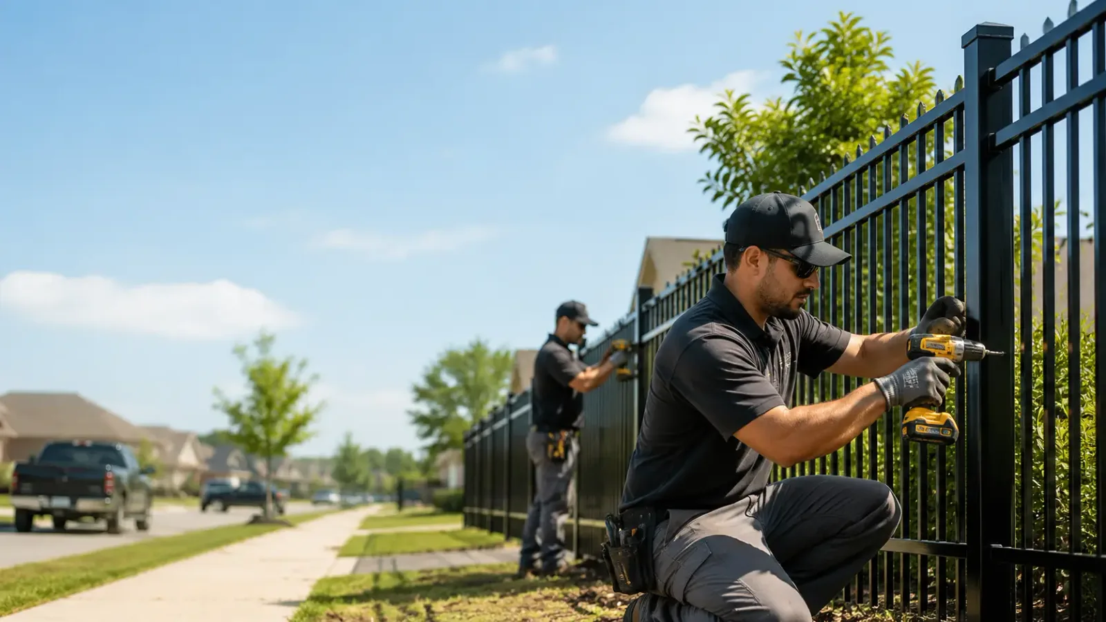 Metal Fence Installation in Milton, NY